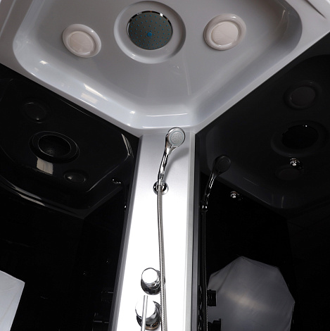 Душевая кабина Niagara Eco 120x90 E120/90/40R/TN черный/серебро