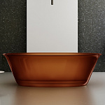 Прозрачная ванна Abber Kristall 170x75 AT9707Opal коричневый