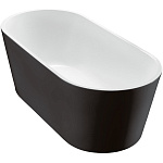 Акриловая ванна BelBagno 170x80 BB71-1700-NERO-W0 черно-белая