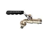 Кран шаровый General Hydraulic с изливом 1/2" 
