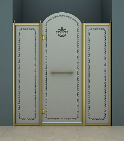 Душевая дверь в нишу Cezares RETRO-B-13-130-PP-Br-R (RETRO-A-B-13-130-PP-Br-R)