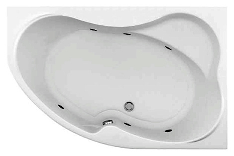 Акриловая ванна Aquanet Capri 160x100 203915 правая
