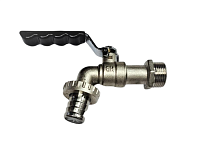 Кран шаровый General Hydraulic с изливом 3/4"