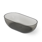 Отдельностоящая ванна Dea Design Shadow 165х82х52 DD8619 1650 R4 smoky black