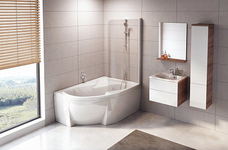 Акриловая ванна Ravak Rosa II 170x105 C421000000 правая