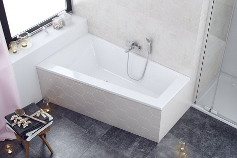 Акриловая ванна Excellent SFERA 170x100 WAEX.SFL17WH, левая