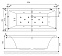 Акриловая ванна Excellent PRYZMAT 170x75 WAEX.PRY17WH