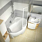 Акриловая ванна Ravak Rosa II 160x105 CL21000000 правая