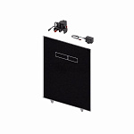 Верхняя панель Tece Lux 9650003 черная