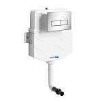 Бачок скрытого монтажа WasserKRAFT 10TLT.031.ME.BN03 с клавишей сталь