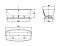 Акриловая ванна Jacuzzi Esprit 170x80 9443-815A