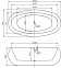 Акриловая ванна BelBagno 180x90 BB18-NERO/BIA