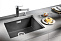 Кухонная мойка Blanco SUBLINE 500-U SILGRANIT PuraDur 523434, алюметаллик