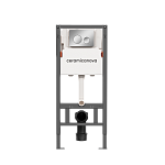 Инсталляция для унитаза Ceramica Nova Balance CN121001CH с клавишей смыва хром глянцевый