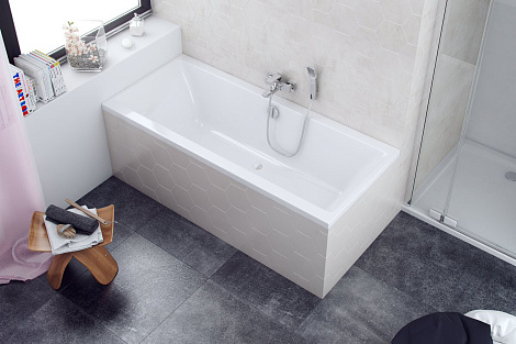 Акриловая ванна Excellent PRYZMAT 160x75 WAEX.PRY16WH