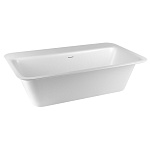 Ванна отдельностоящая Gessi Rettangolo 180х95 37591#521 матовый белый