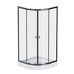 Душевой уголок AM.PM X-Joy 80x80 W88E-205-080BT64 черно-белый