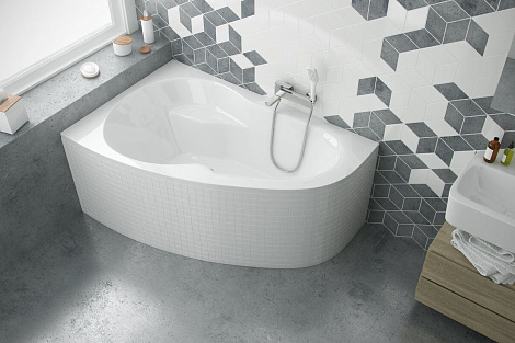 Акриловая ванна Excellent NEWA PLUS 160x95 WAEX.NEL16WH, левая