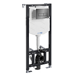 Инсталляция для унитаза WasserKRAFT 10TLT.010.ME.PB03 с клавишей черный