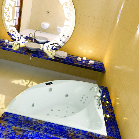 Акриловая ванна Excellent Glamour 150x150 WAEX.GLA15WH