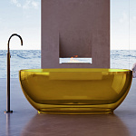 Прозрачная ванна Abber Kristall 170x75 AT9703Amber желтый