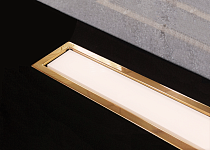 Душевой трап Pestan Confluo Premium White Glass Line 13100120, Золото