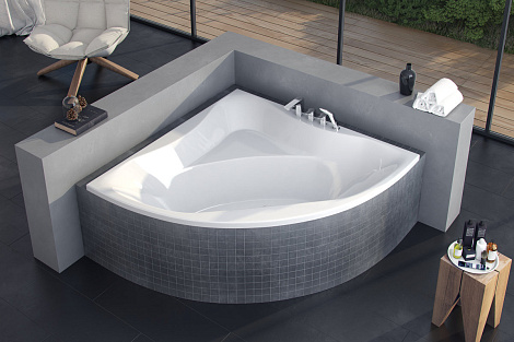 Акриловая ванна Excellent Glamour 150x150 WAEX.GLA15WH