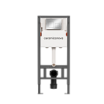 Инсталляция для унитаза Ceramica Nova Balance CN121002CH с клавишей смыва хром глянцевый