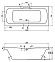 Акриловая ванна Santek Корсика 180x80 1WH111981