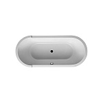Акриловая ванна Duravit Starck 180x80 700010000000000 c двумя наклонами для спины