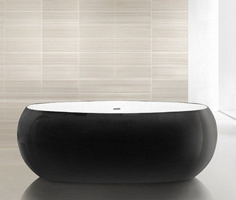 Акриловая ванна BelBagno 180x90 BB18-NERO/BIA