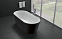 Акриловая ванна BelBagno 170x80 BB71-1700-NERO-W0 черно-белая