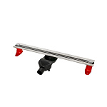 Душевой лоток Berges SUPER Slim 800 090154 матовый хром
