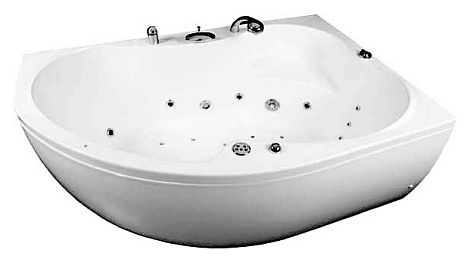 Акриловая ванна Aquanet Capri 160x100 203915 правая