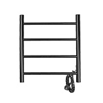 Полотенцесушитель электрический Domoterm Классик черный DMT 109-4 50x50 ЧРН EK R
