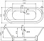 Акриловая ванна BelBagno 177x80x62 BB21