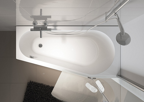 Акриловая ванна Riho Delta 160x80 BB8300500000000 (B069001005) левая