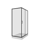 Душевое ограждение Niagara Nova 120х80 NG-6812-08 черный