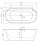 Акриловая ванна BelBagno 178x84 BB14