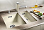 Кухонная мойка Blanco SUBLINE 400-U SILGRANIT PuraDur 523427, жасмин