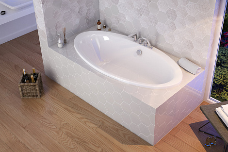 Акриловая ванна Excellent LUMINA 190x95 WAEX.LUM19WH