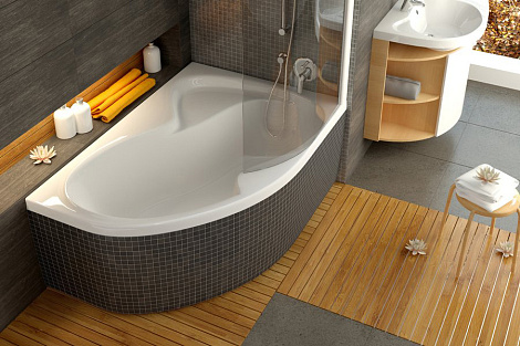 Акриловая ванна Ravak Rosa II 160x105 CL21000000 правая