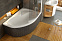 Акриловая ванна Ravak Rosa II 160x105 CL21000000 правая