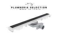 Душевой трап Plumberia Selection PSM Modular PSM120NO черный матовый