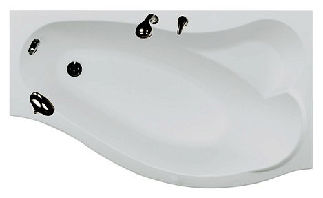 Акриловая ванна Aquanet Palma 170x100 204023 правая