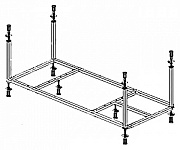 Каркас для ванны Cezares Metauro 180x80 METAURO CORNER-MF